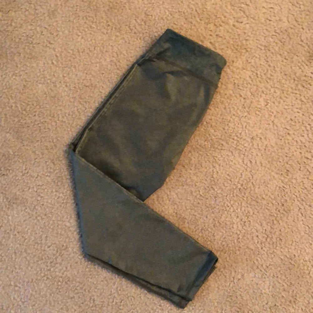 Green print Prana yoga pants